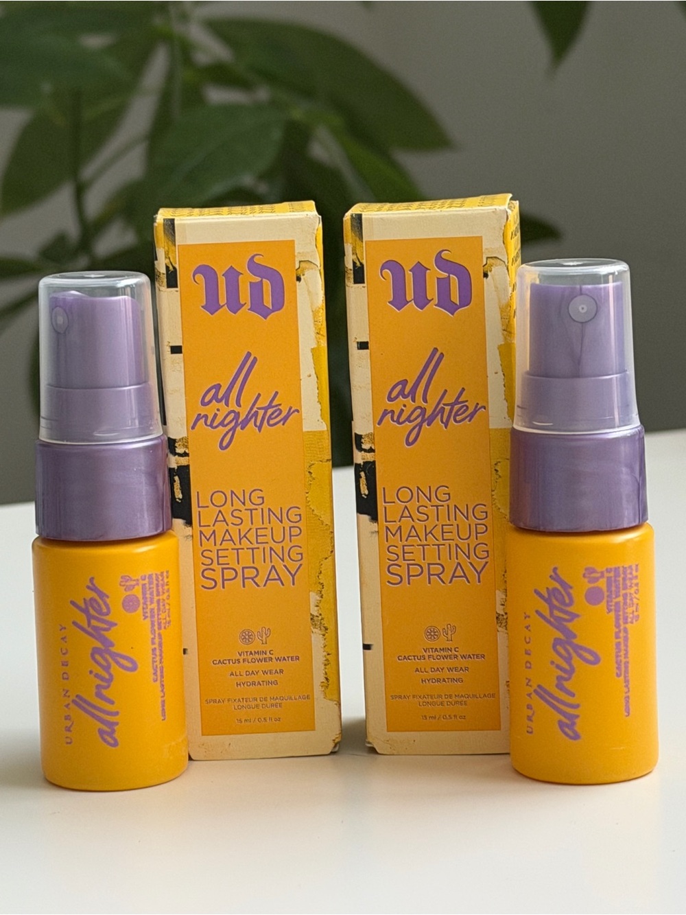 Urban Decay All Nighter Vitamin C Setting Spray 2-Pack Mini 15mL / 0.5 fl oz Eac